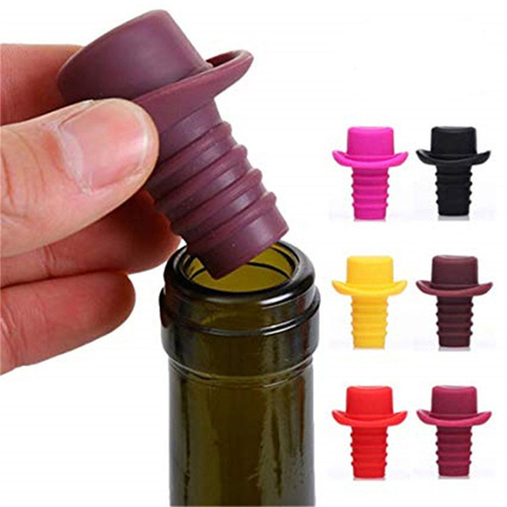 5 шт. силиконовых пробок для б – обзор и цена Wine Beer Hat