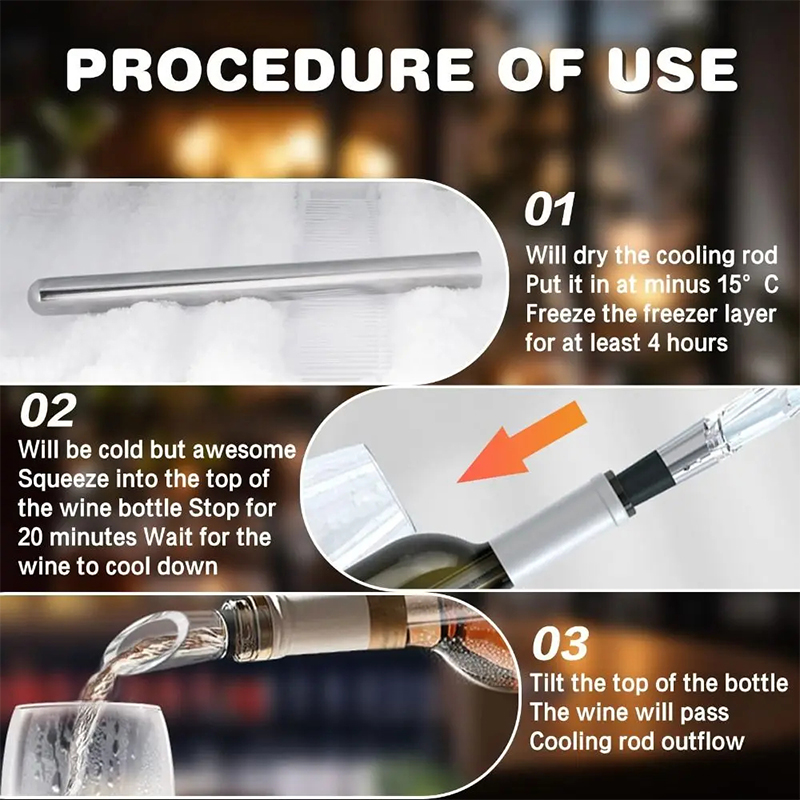 Охлаждающая палочка для вина и – обзор и цена Wine Aerator Pour